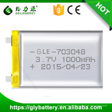 Batterie de polymère de lithium de nouveaux produits 3.7v 500mah de Geilienergy pour la banque de puissance